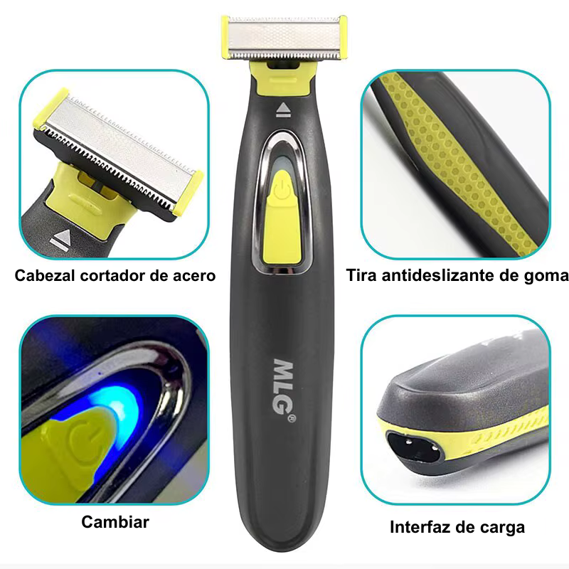 Afeitadora eléctrica MLG para hombres y mujeres, T USB