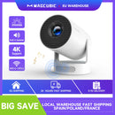 CineMax 4K – Proyector Portátil con WiFi 6 y Altavoz HiFi