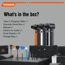 Updated X3Ultra Turbo Jet Fan,Mini Handheld 180000RPM Powerful Compressed air Duster for Car Dryer/PC/Home Cleaning-THERAGUN