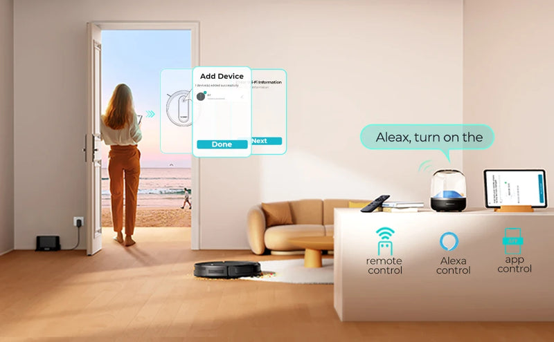 SmartClean R7 – Robot Aspirador con Control App y Alexa