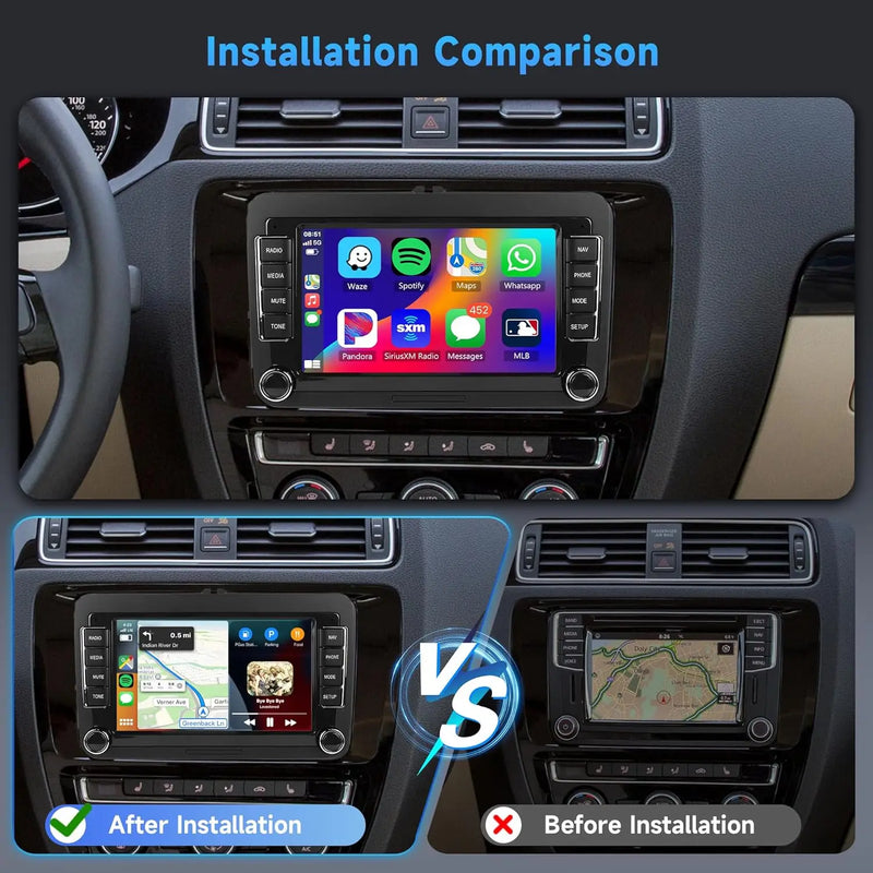 AutoVision 7” 2DIN Android para Volkswagen