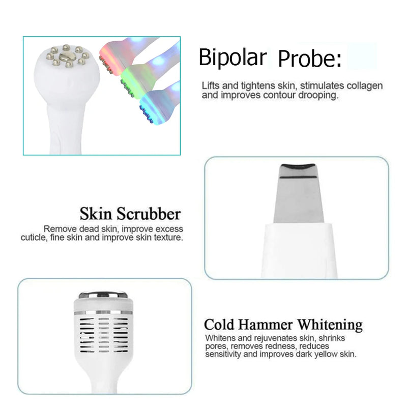 AquaDerm 7 – Dispositivo de Limpieza y Rejuvenecimiento Facial