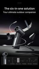 JISULIFE Handheld Fan Ultra 2, Powerful Turbo Jet Fan, 100 Speeds, 9000mAh Rechargeable Battery, LED Display, Outdoor Camping