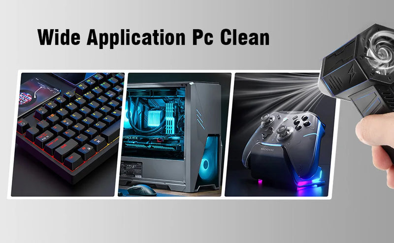 Updated X3Ultra Turbo Jet Fan,Mini Handheld 180000RPM Powerful Compressed air Duster for Car Dryer/PC/Home Cleaning-THERAGUN