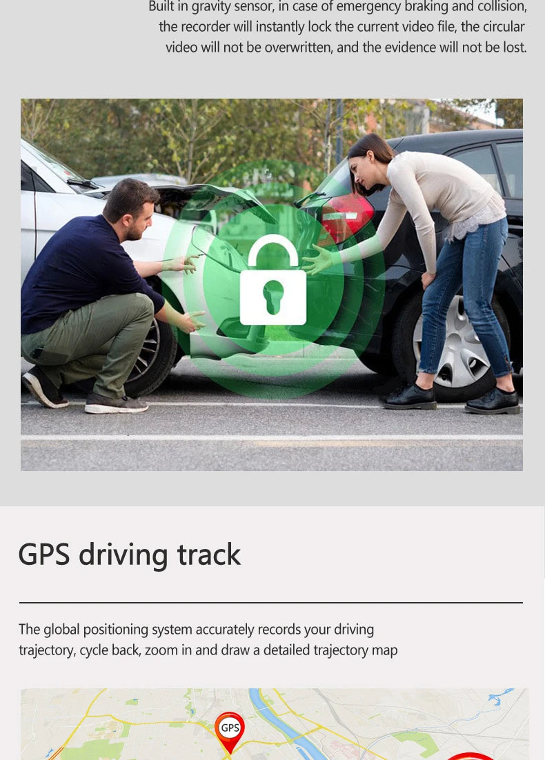 RoadView 10" Pro DVR Espejo