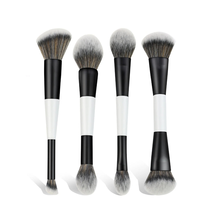 BeautyTools 4 en 1 – Pinceles de Maquillaje Multifuncionales