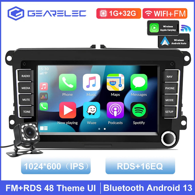 AutoVision 7” 2DIN Android para Volkswagen