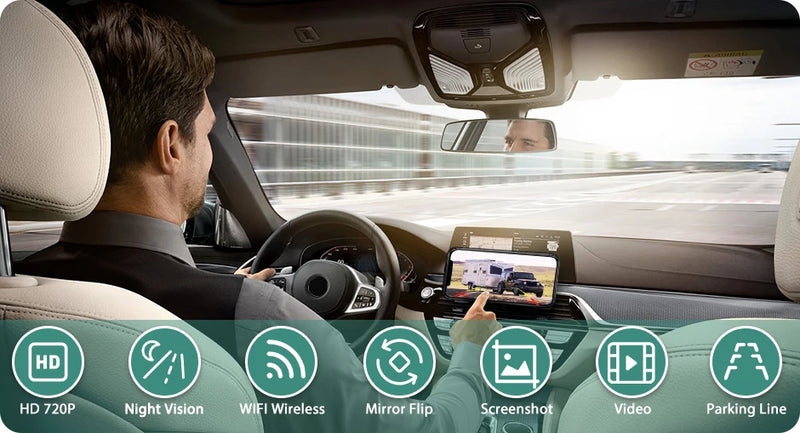 GreenYi 5G – Cámara Trasera Inalámbrica para Remolque