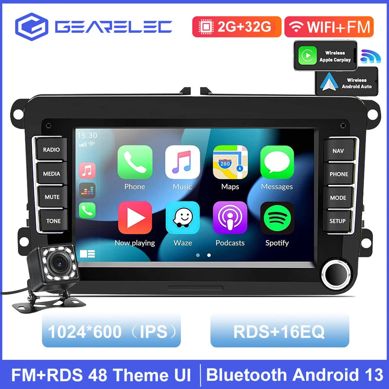 AutoVision 7” 2DIN Android para Volkswagen
