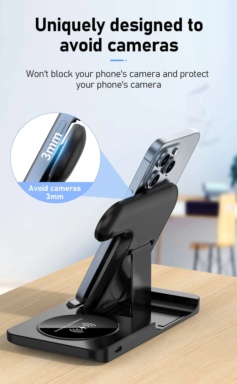 ChargePro 3 en 1 – Base de Carga Rápida 30W