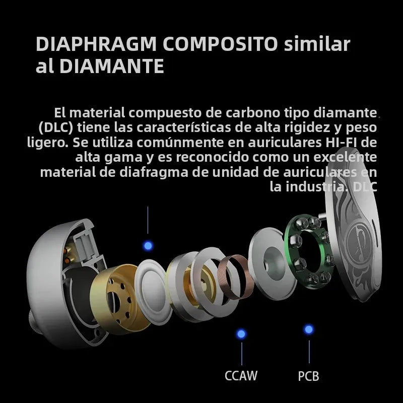 MetalSound Z4 – Auriculares HiFi con Cancelación de Ruido