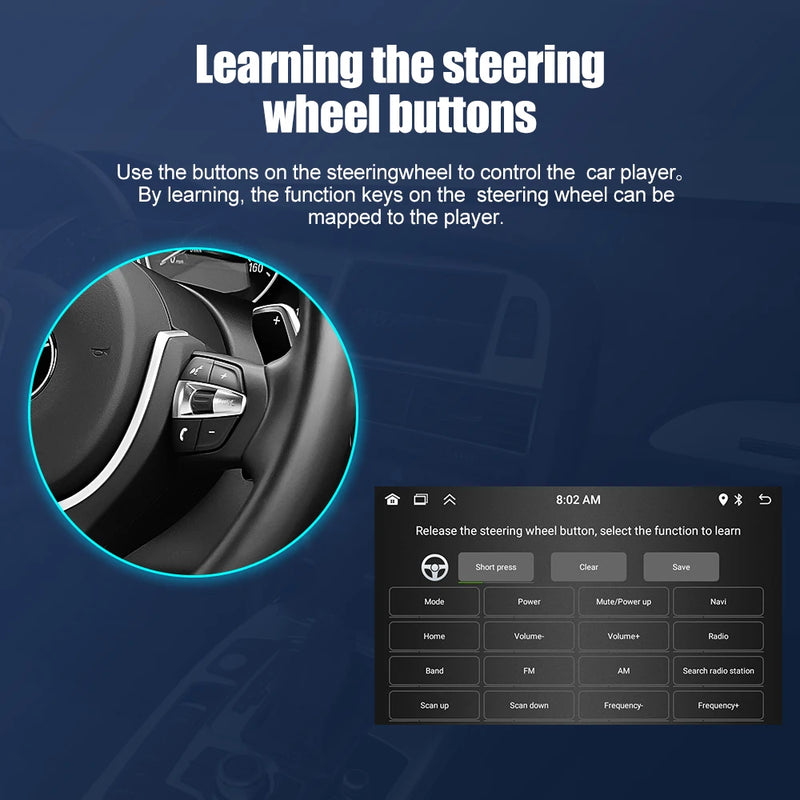 AutoVision 7” 2DIN Android para Volkswagen