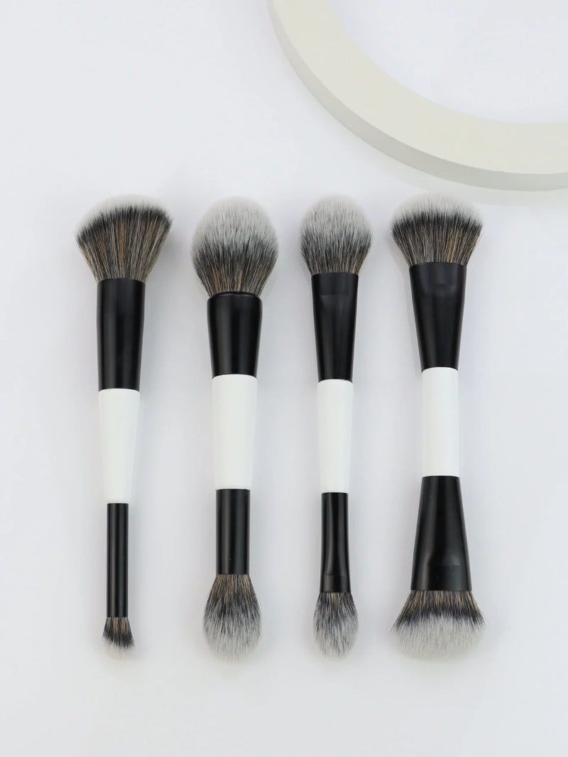 BeautyTools 4 en 1 – Pinceles de Maquillaje Multifuncionales