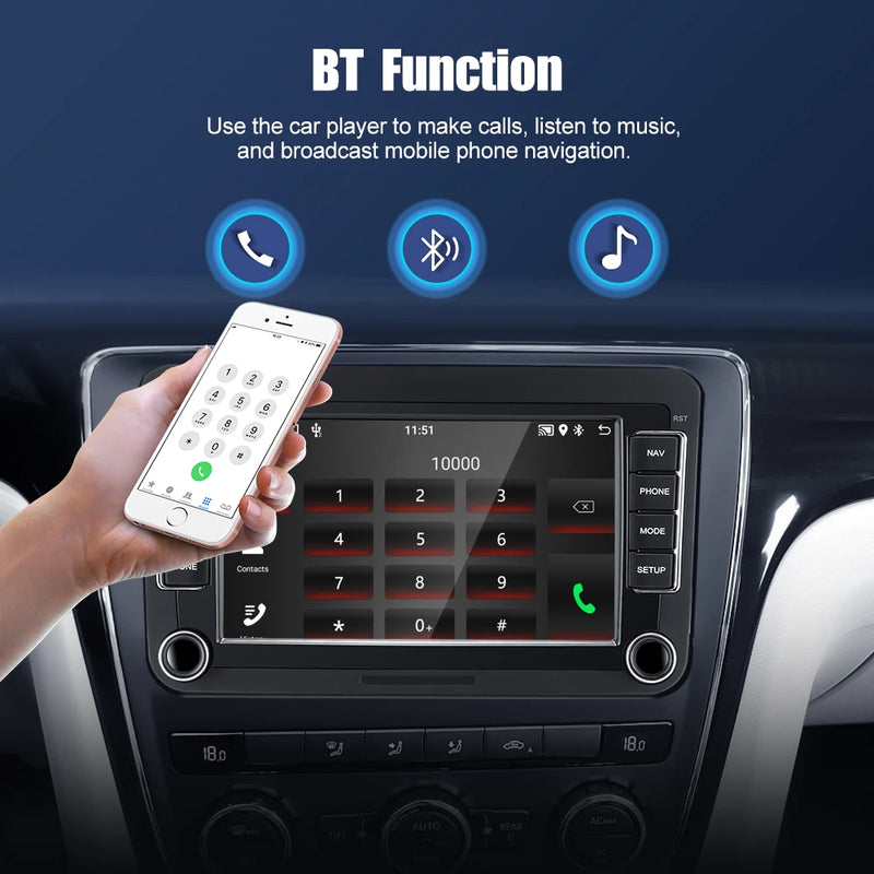 AutoVision 7” 2DIN Android para Volkswagen