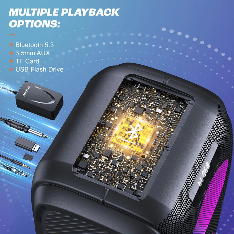 W-KING T9PRO – Altavoz Bluetooth Portátil 120W RMS