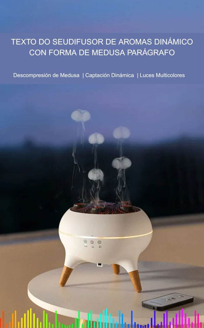 NightGlow Humidifier – Humidificador y Difusor 7 Colores